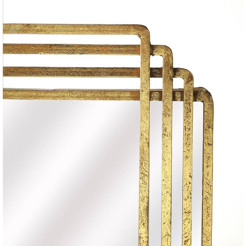 Butler Uptown Gold Rectangular Wall Mirror