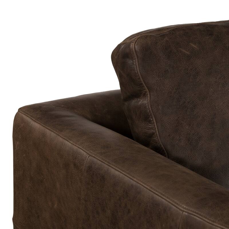 Poly & Bark Calle 90" Sofa - Full Grain Genuine Italian Leather