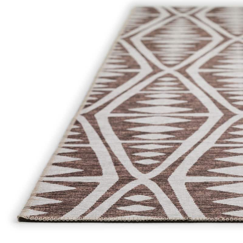 Indoor/ Outdoor Addison Yuma Southwest Tribal WashableArea Rug