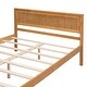 preview thumbnail 28 of 62, Solid Wood Platform Bed Frame with Headboard & Strong Slats Support