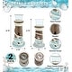 preview thumbnail 2 of 5, CoTa Global Evian Wooden Nautical Candle Holders - Handmade - 2 Pieces