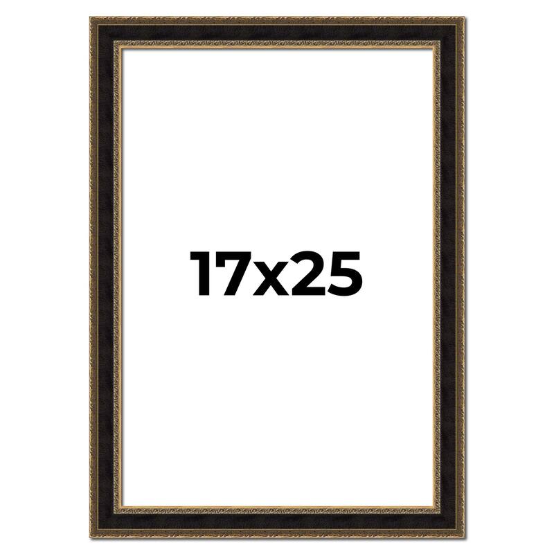 17x25 Frame Gold Antique Vintage Sold Wood Picture Frame | 1.75 Inch