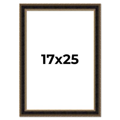 17x25 Frame Gold Antique Vintage Sold Wood Picture Frame | 1.75 Inch