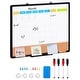 preview thumbnail 9 of 67, White/Enclosed/Large Cork Board Monthly Calendar Whiteboard & Cork Board Combo 24"x18" - Monthly Calendar Whiteboard