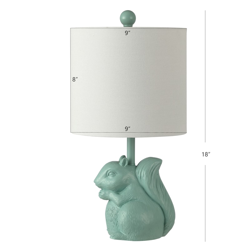SAFAVIEH Kids Lighting Jeana 18" Squirrel Lamp - 9"x9"x18" - 9"Wx9"Dx18"H