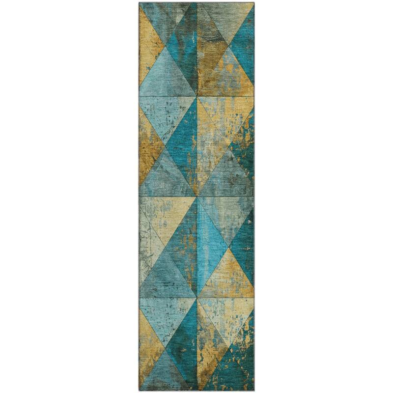 Premium Washable Super Soft Diamond Mosaic Mayfield Rug