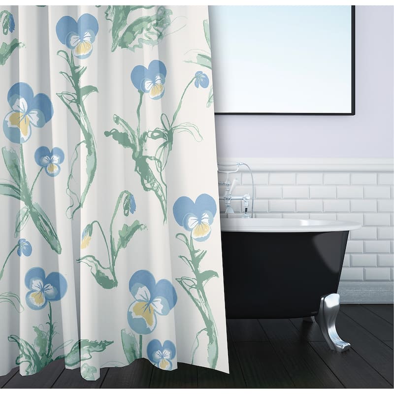 Bunch of Pansies Shower Curtain