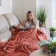 preview thumbnail 28 of 34, Nestl Cut Plush Fleece Throw Blanket - Lightweight Super Soft Fuzzy Luxury Bed Blanket for Bed