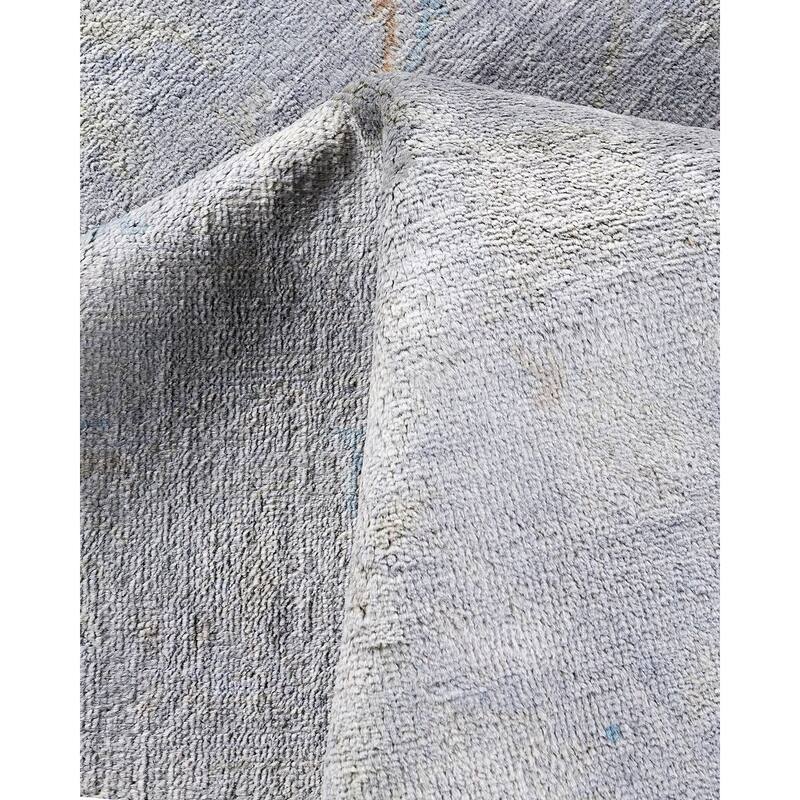 Vibrance, One-of-a-Kind Hand-Knotted Area Rug - Gray, 5' 1" x 7' 9" - 5' 1" x 7' 9"