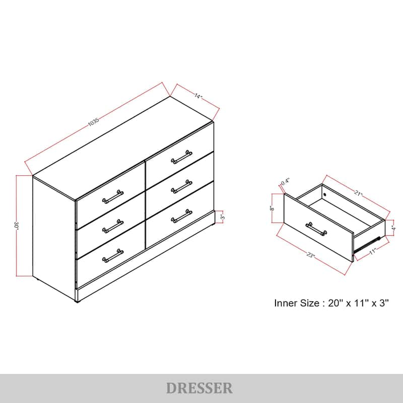 CraftPorch Minimalist Dresser
