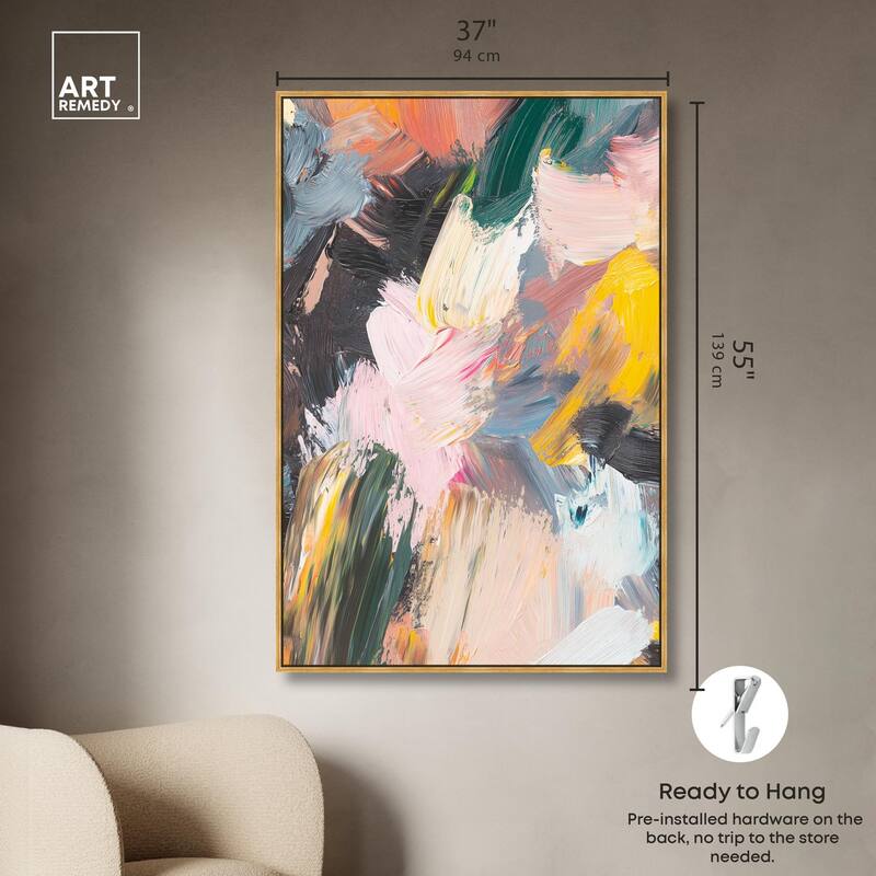 Chromatic Surge II Canvas by Art Remedy