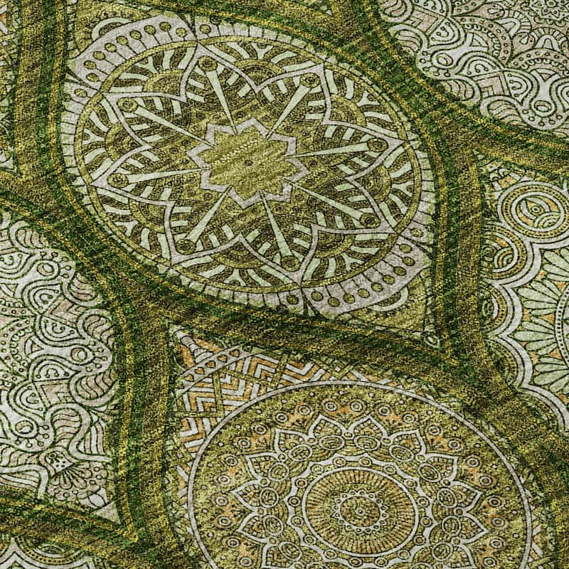 Premium Washable Super Soft Boho Mosaic Mayfield Rug