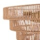 preview thumbnail 6 of 17, Dimmable 8-Light Hand-Woven Rattan Tiered Chandelier