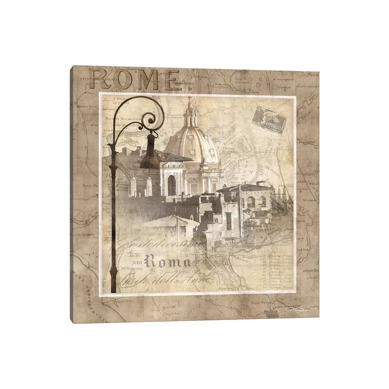 iCanvas "When In Rome" by Keith Mallett Canvas Print