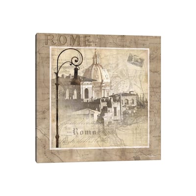 iCanvas "When In Rome" by Keith Mallett Canvas Print