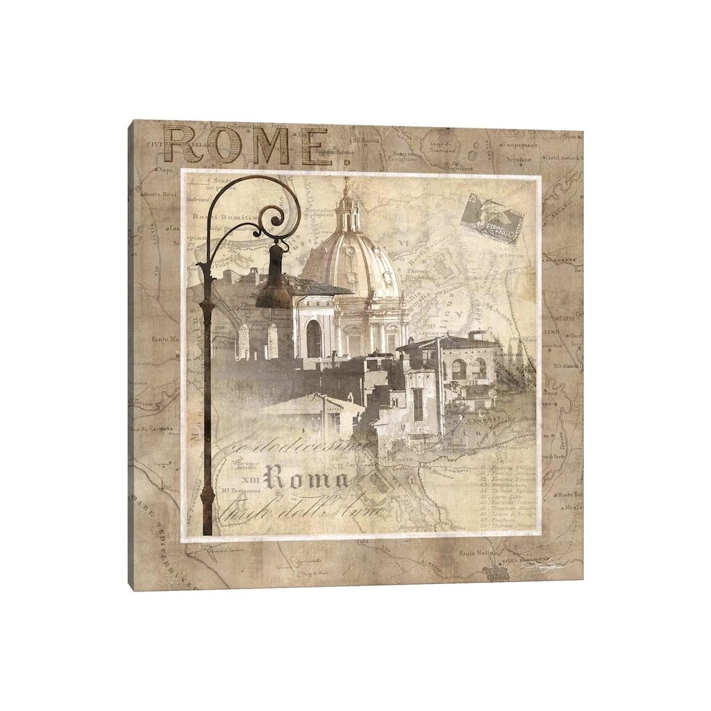 iCanvas "When In Rome" by Keith Mallett Canvas Print