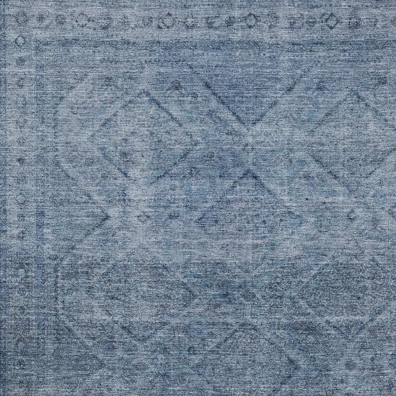 HomeRoots Geometric Transitional Rectangle Outdoor Rug