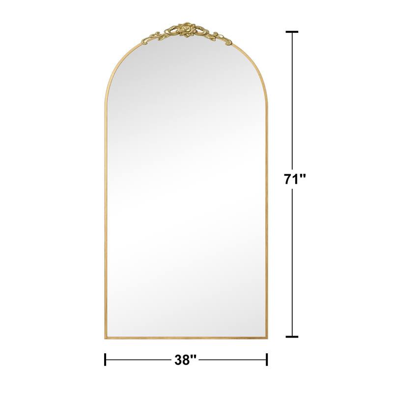Aluminum Alloy Fine Edge Right Angle Full Length Mirror