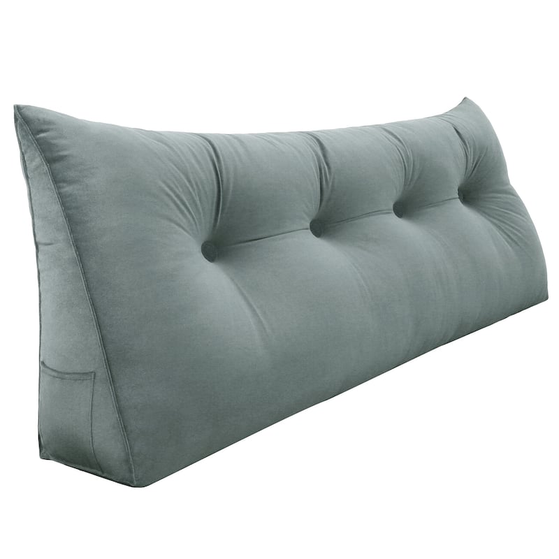 WOWMAX Bed Wedge Bolster Sit Up Reading Pillow Backrest