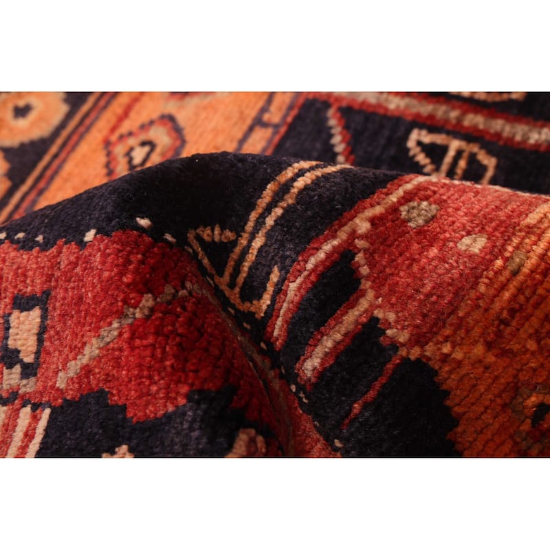 ECARPETGALLERY Hand-knotted Konya Anatolian Navy, Red Wool Rug - 4'5 x 6'0