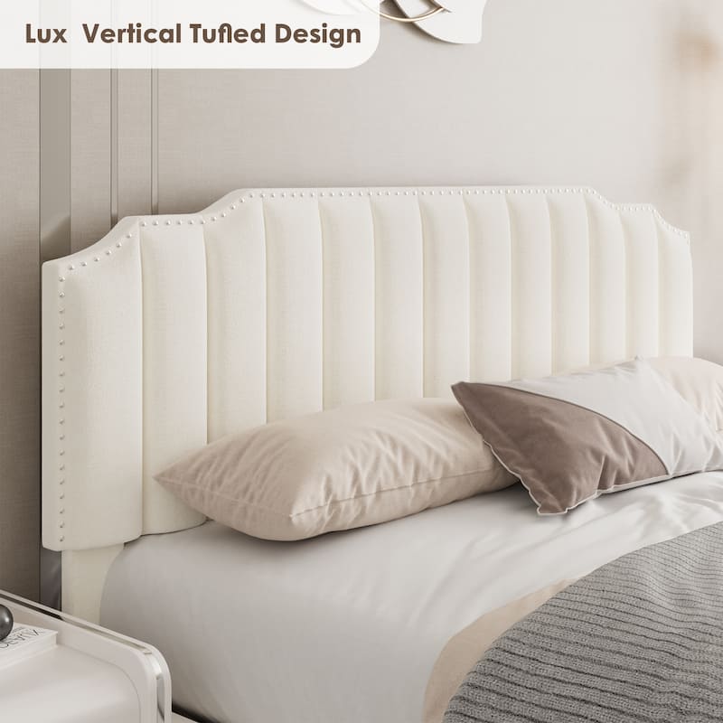 Queen Size Modern Velvet Upholstered Platform Bed with Storage