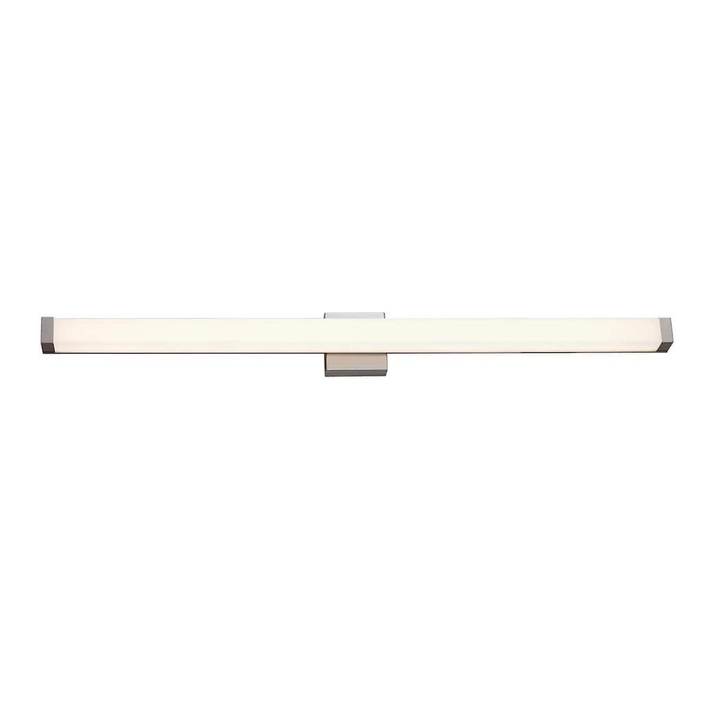 Justice Design Group Mio ADA 48" LED Linear Wall/Bath Sconce - Opal Acrylic - Brushed Nickel Finish