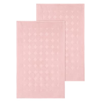 Authentic Hotel and Spa Turkish Cotton Bath Mat (Set of 2)