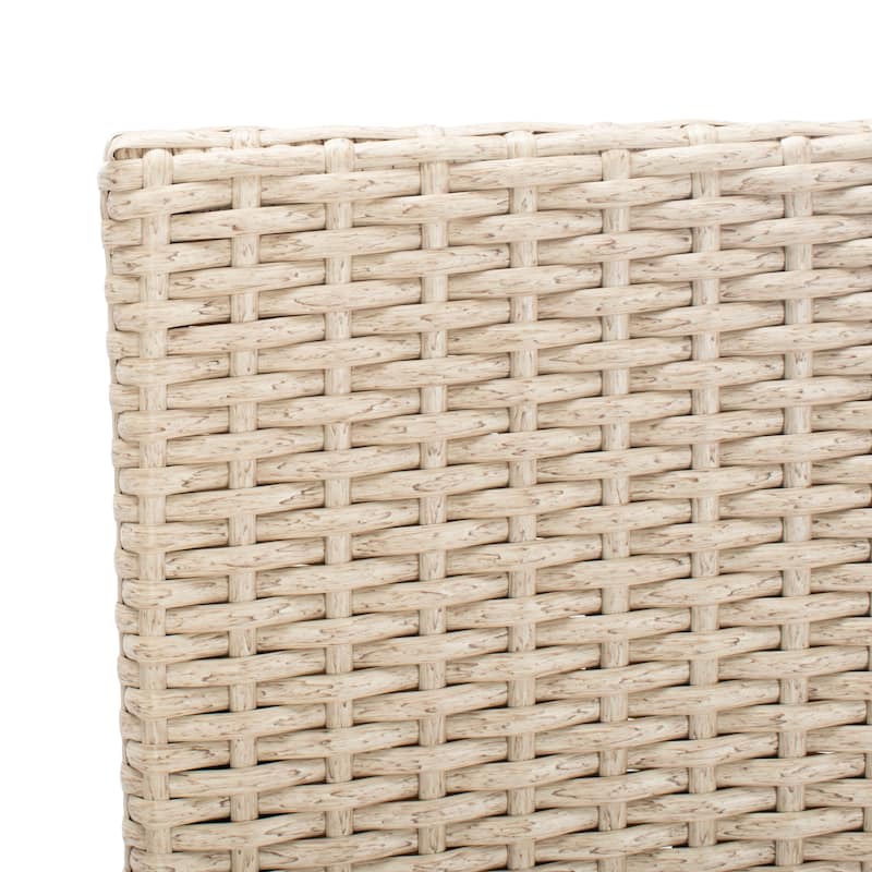 SAFAVIEH Outdoor Lianna 9-Piece Wicker Dining Set - 75Wx35Dx29H
