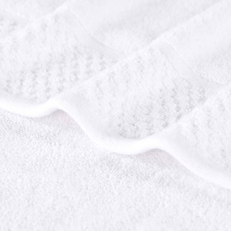 Superior Lodie Cotton Jacquard Solid and Two-Toned Bath Sheet Set of 2