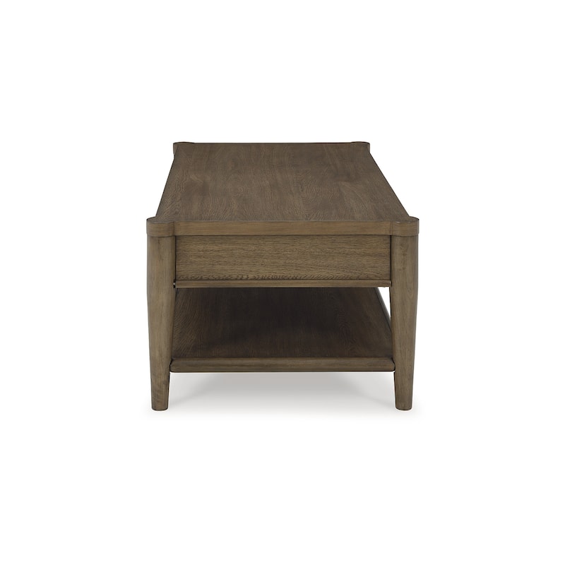 Signature Design by Ashley Roanhowe Brown Coffee Table - 50"W x 26"D x 19"H