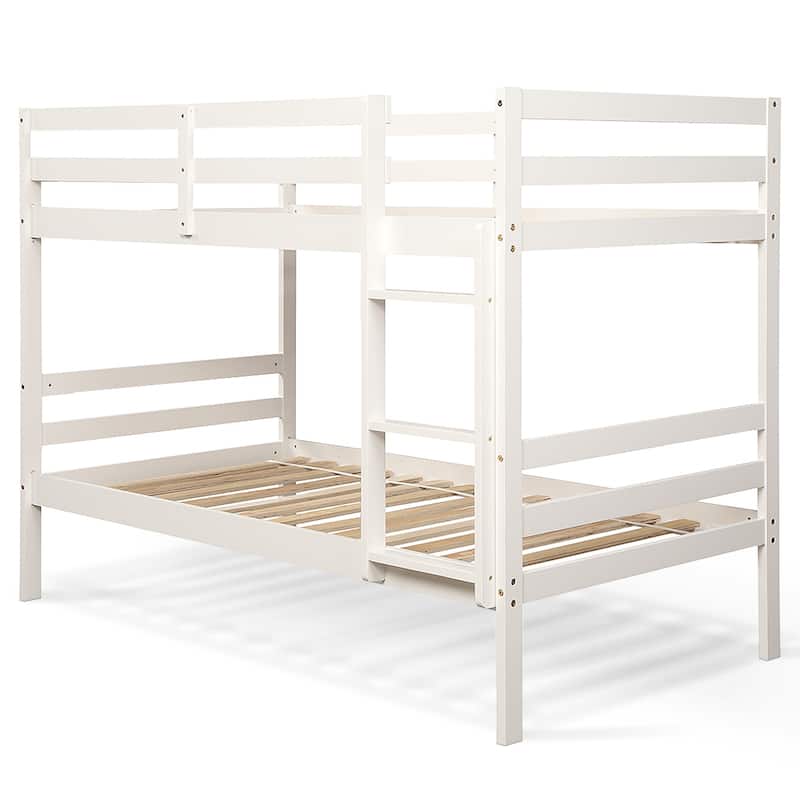 Twin Bunk Bed Children Wooden Bunk Beds Solid Hardwood