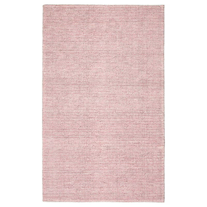 ECARPETGALLERY Braid weave Sienna Pink Wool Rug - 5'0 x 8'0 - Pink - 5'0 x 8'0