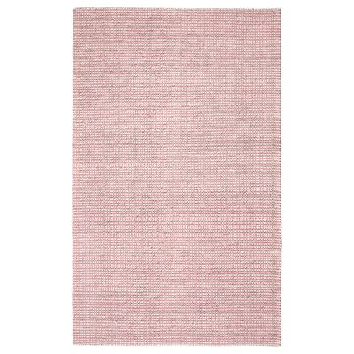 ECARPETGALLERY Braid weave Sienna Pink Wool Rug - 5'0 x 8'0