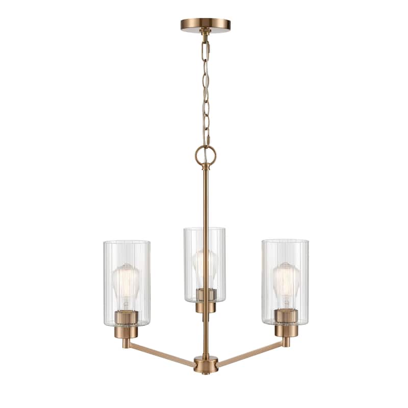 Millennium Lighting Beverlly Chandelier Light Fixture with Clear Beveled Glass