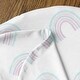 preview thumbnail 4 of 4, Pastel Rainbow Collection Nursing Breastfeeding Pillow Cover Case (Pillow Not Included) - Blush Pink Purple Teal Blue and White