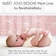 preview thumbnail 3 of 4, Sweet Jojo Designs +BreathableBaby Breathable Mesh Crib Liner Solid Blush Pink Floral Rose Girl Boho Shabby Chic