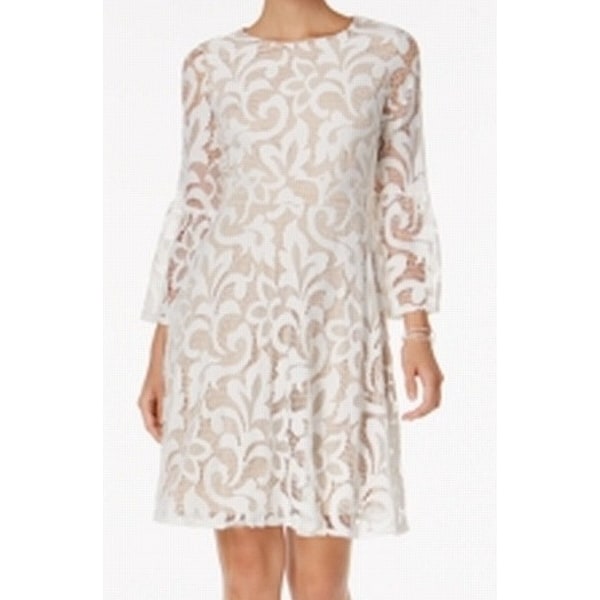 white fit and flare dress canada