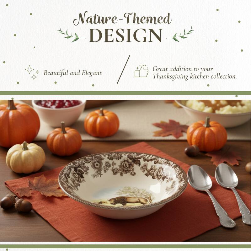 Spode Woodland Ascot Cereal Bowl