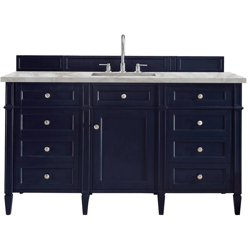 James Martin Vanities 650-V60S-FVSL Brittany 60" Free Standing Single - Victory Blue