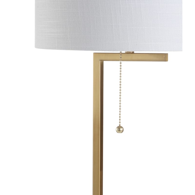 Alyssa 24.5" Metal/Marble LED Table Lamp by JONATHAN Y