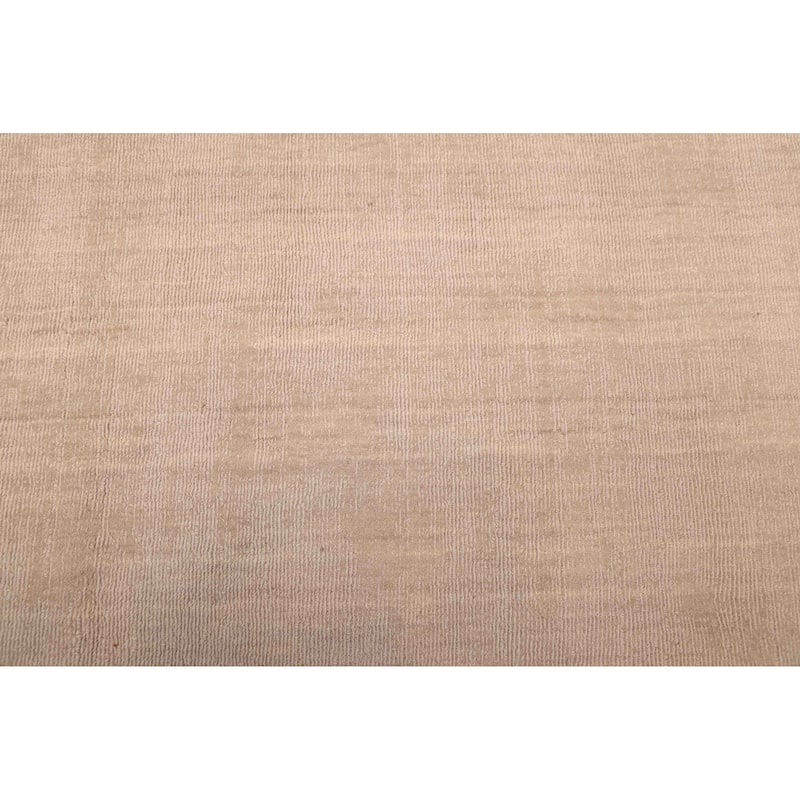 ECARPETGALLERY Hand Loomed Kashkuli Gabbeh Light Khaki Wool Rug - 9'11 x 13'0