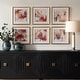 preview thumbnail 2 of 5, Uttermost Fresh Start Red Abstract Prints, Set of 6