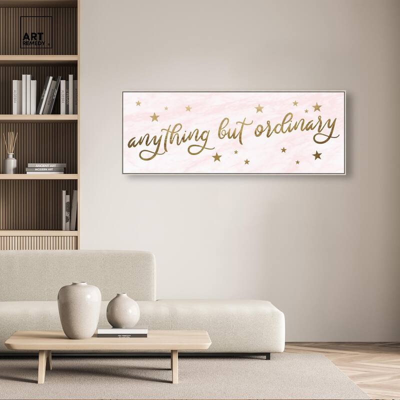 Ordinary Gold Panoramic Canvas by Art Remedy