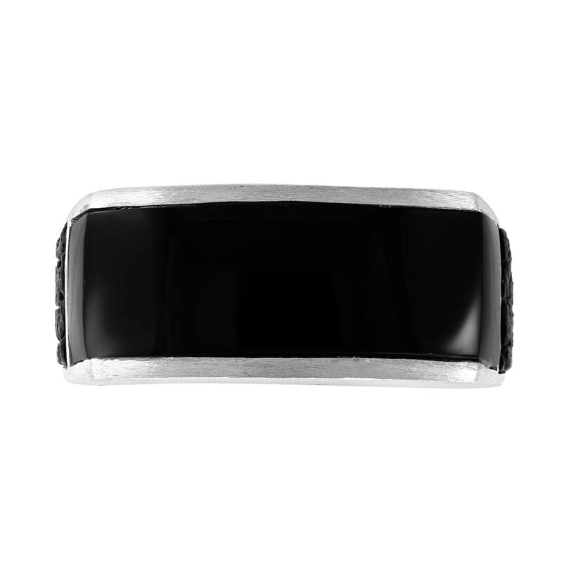 EFFY Men's 925 Sterling Silver Onyx Ring - Black