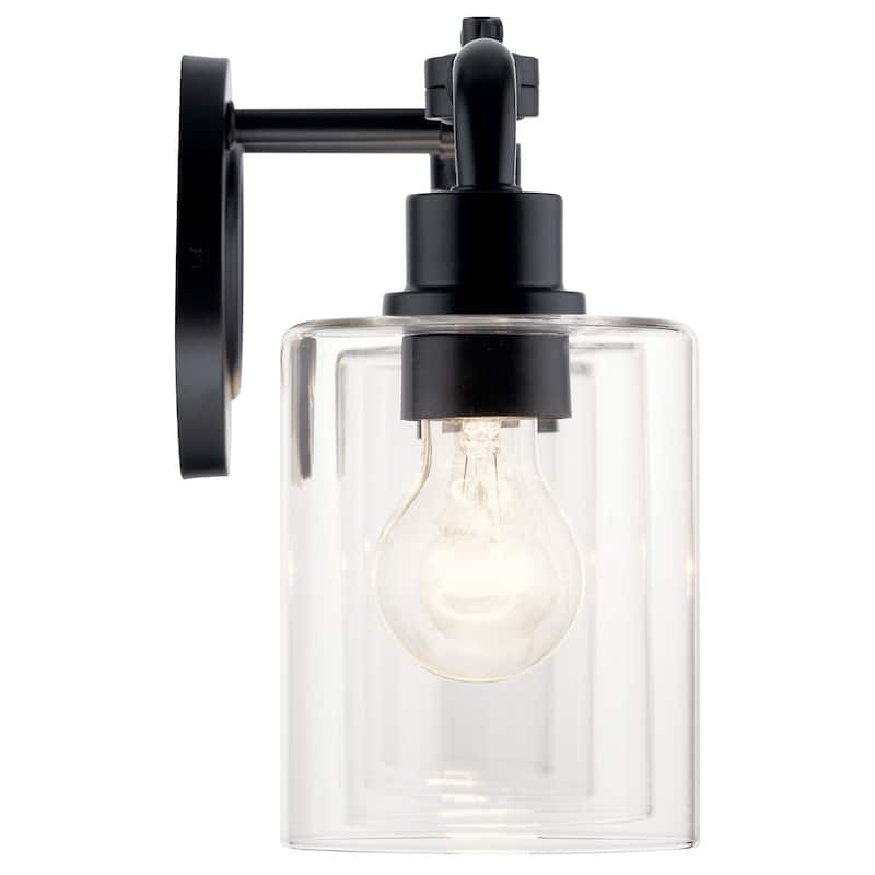 Kichler Lighting Gunnison 33.75 inch 4-Light Vanity Light Black