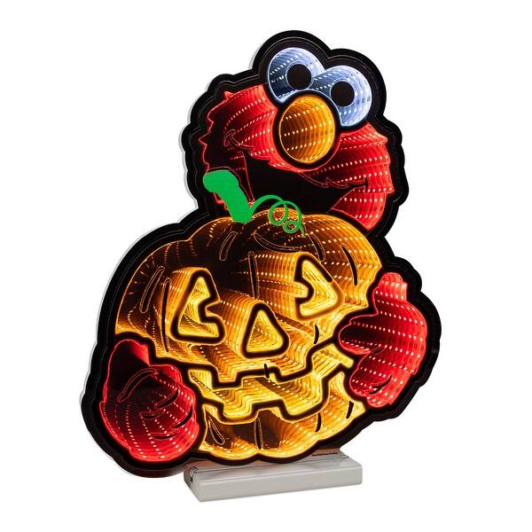 slide 2 of 3, Sesame Street Elmo Pumpkin Ekkolight 16"H