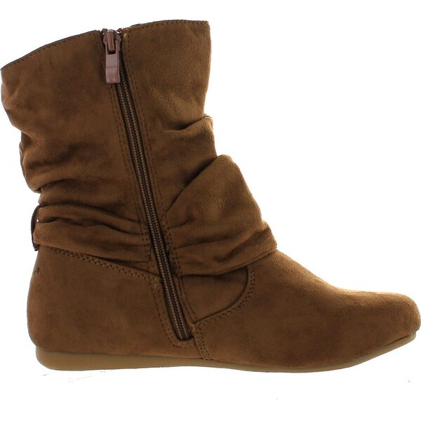 suede ankle boots womens flat