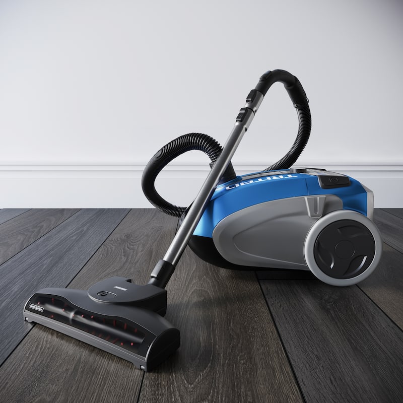 Powerful Canister Vacuum Prolux Tritan w/ Sealed HEPA Filtration Blue