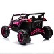 preview thumbnail 9 of 93, 12V Ride On Car with Remote Control,UTV ride on for kid,3-Point Safety Harness Pink