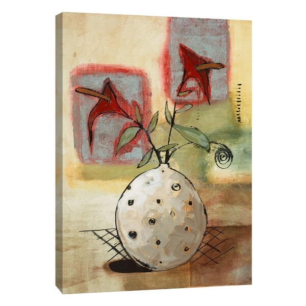 PTM Images 9-105317 PTM Canvas Collection 10" x 8" - "Flora 1" Giclee Flowers Art Print on Canvas